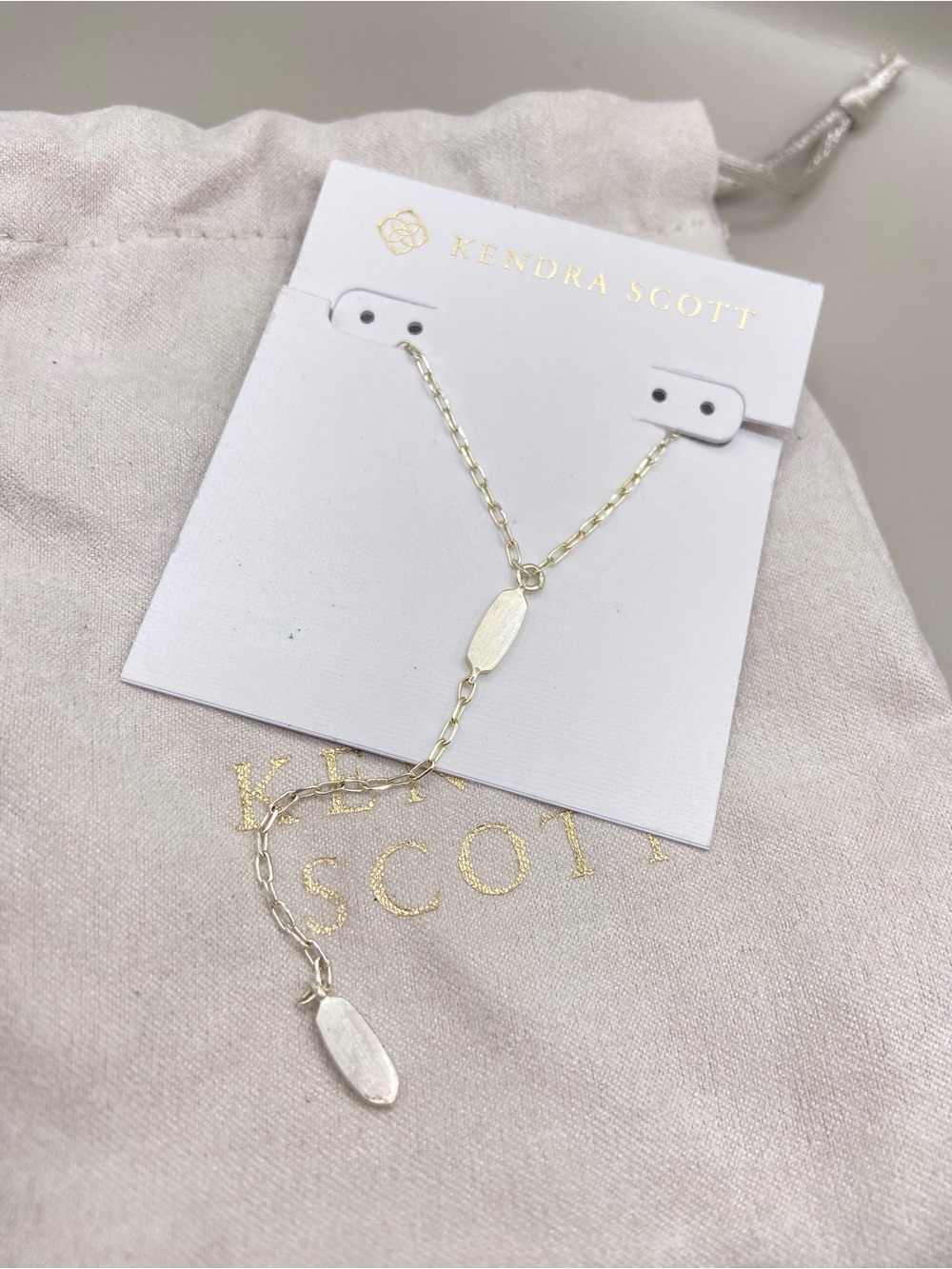 NWT Kendra Scott Fern Y Necklace - Picture 2 of 5